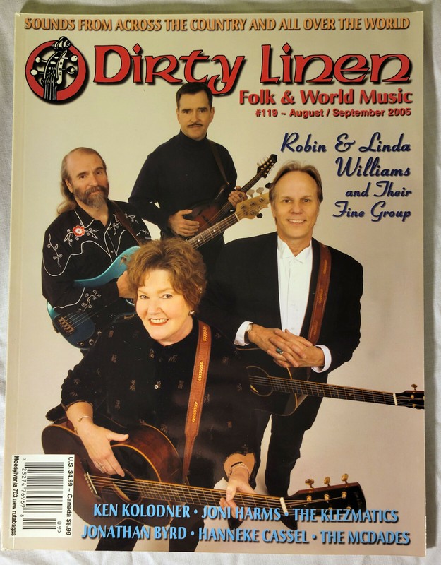 Dirty Linen folk & world music mag #119 Aug/Sep '05 R&L Williams/Ken Kolodner/++