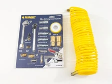 Primefit 20 Piece Air Compressor Start Kit + 25 FT Recoil Air Hose