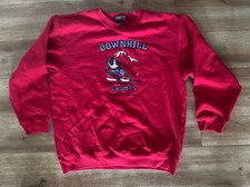 Lands' End Vintage Collegiate Spell Out Logo Sweatshirt Crewneck 1989