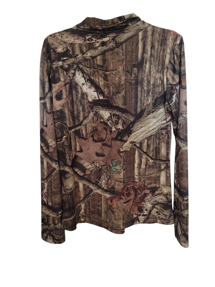 Mossy Oak Break Up Infinity Pullover Niñas XL Camuflaje Rosa 1/4 Cremallera Chaqueta Foto 4 de 4