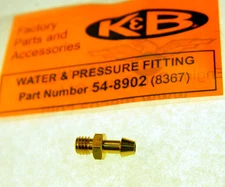 NEW MECOA K&B engine 10-32 thread nipple fitting 1/8" diameter 54-8902