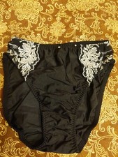 Vintage wacoal satin high leg bikini panties size small