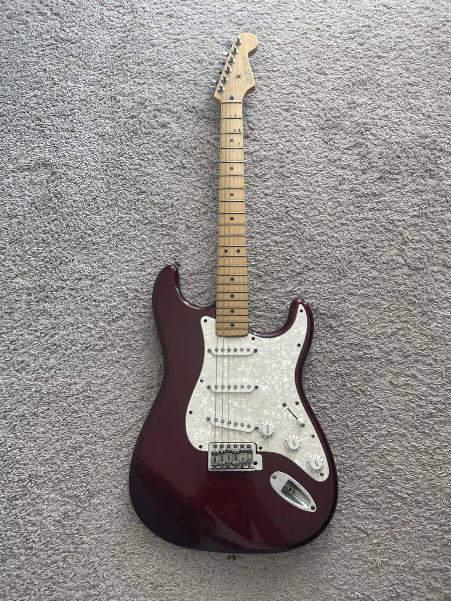 Fender stratocaster midnight wine deals