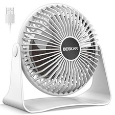 5 Inch Usb Desk Fan Small Electric Fan Portable Quiet With 360 Rotation