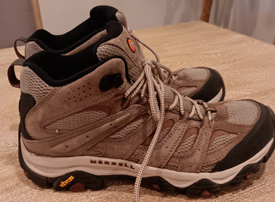 Merrell Moab 3 Mid J036596 Womens  Size 11 Falcon Round Toe Lace Up Hiking Boots