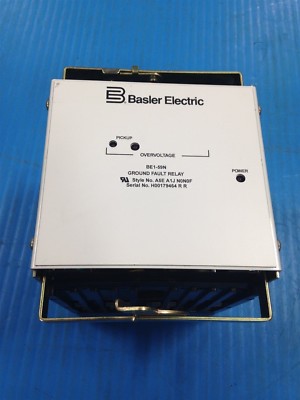 BASLER ELECTRIC BE1-59N GROUND FAULT RELAY A5E A1J N0N0F USED (K7)