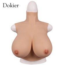 Dokier G Cup Silicone Crossdresser Breast Forms Plate Drag Queen Fake Boobs Tits