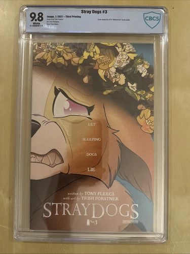 Stray Dogs #3 - CBCS 9.8 - Third Printing - Midsommar Homage Cover