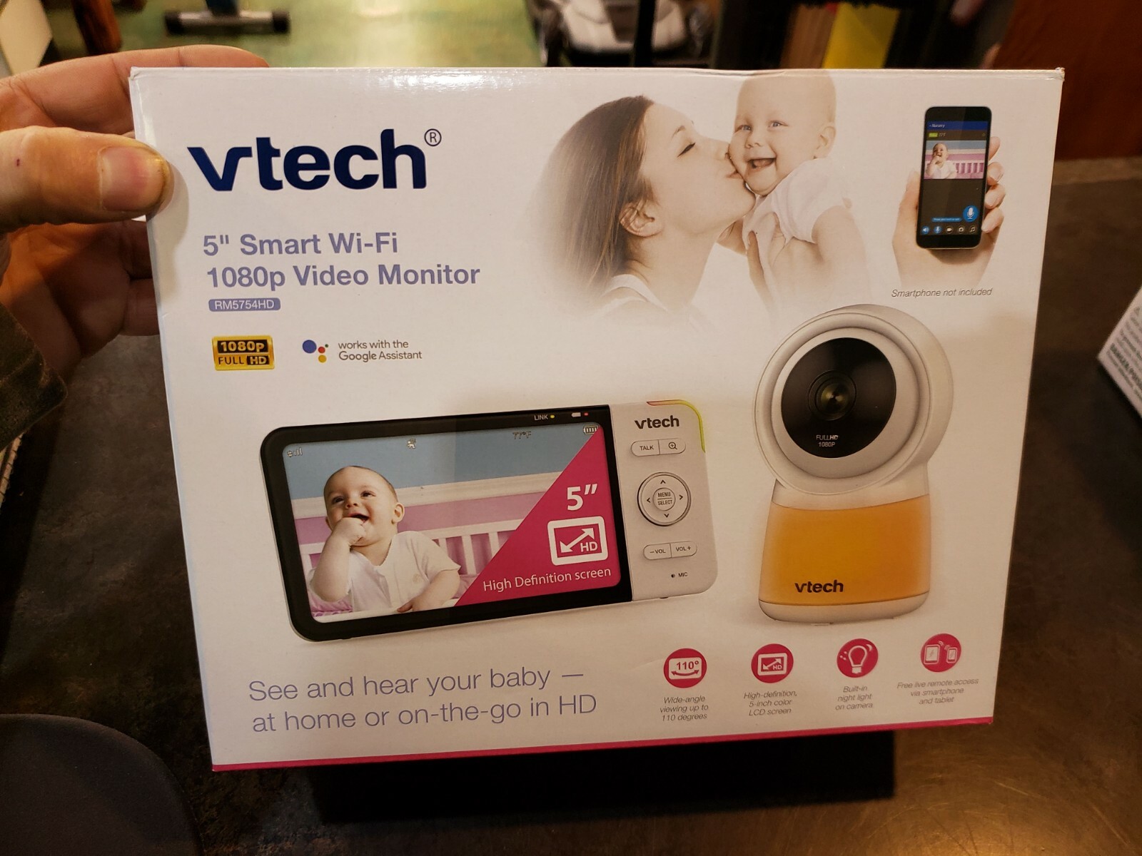 vtech digital 5 video monitor fixed fhd