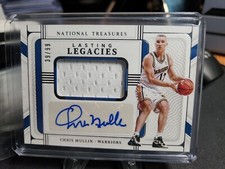2021-22 National Treasures Lasting Legacies /99 Chris Mullin Auto Warriors 🔥 