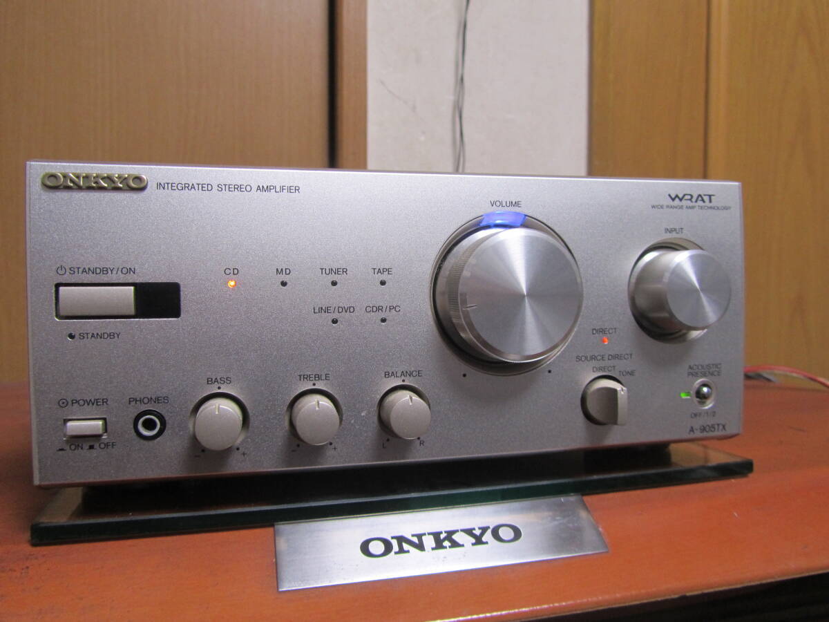 ONKYO A-905TX Stereo Integrated Amplifier Transistor Working