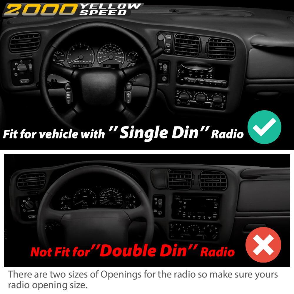 Dash Bezel Trim Cover Fit For 1998-2004 Chevy S10 Jimmy Sonoma