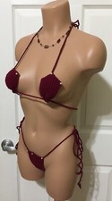 Set mini bikini donna sexy, set lingerie conchiglia di mare cattivo, lingerie orsacchiotto nuovo