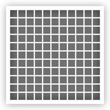 Squares Pattern 13 Stencil - Choose a Size - Laser-Cut Reusable Plastic