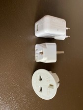 3 adaptery wtyczek Continental - 2 pin / USB, 2 pin / 7,5 amp, kontynentalne / sieciowe