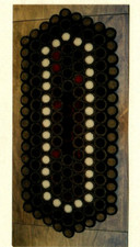 Rosemary's Wish Penny Rug Wool Pattern Primitive Country Folk Art