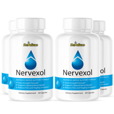 Nervexol- Nerve Support- 4 Bottles- 240 Capsules