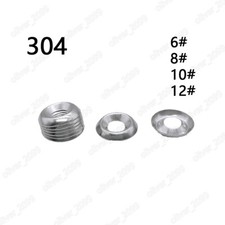 6# 8# 10# 12# 304 Stainless Steel Fisheye Washer Bumpy Countersunk Gasket