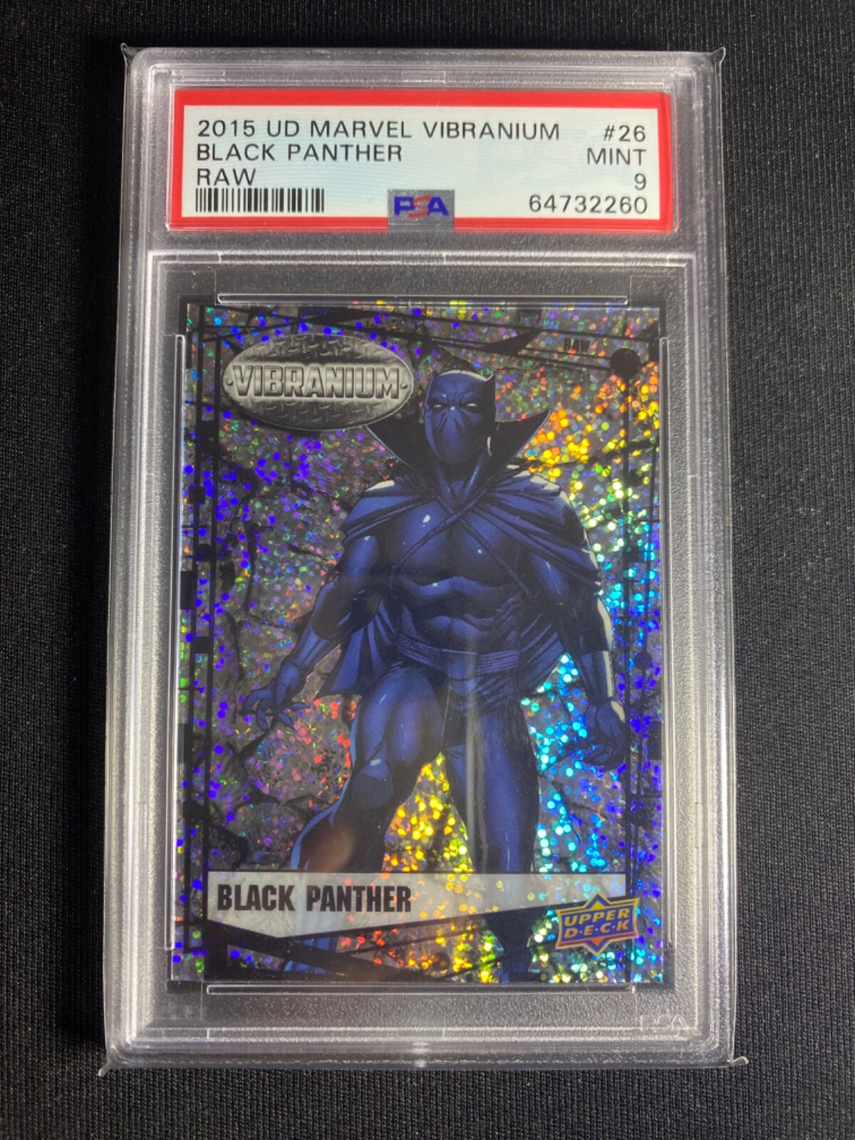 2015 Marvel Upper Deck Black Panther UD Vibranium Raw #26 PSA 9 Mint