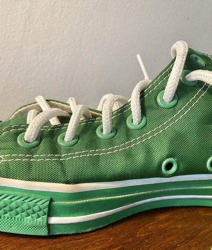 Green Converse High Top Sneakers Unisex Rare - Picture 6 of 11