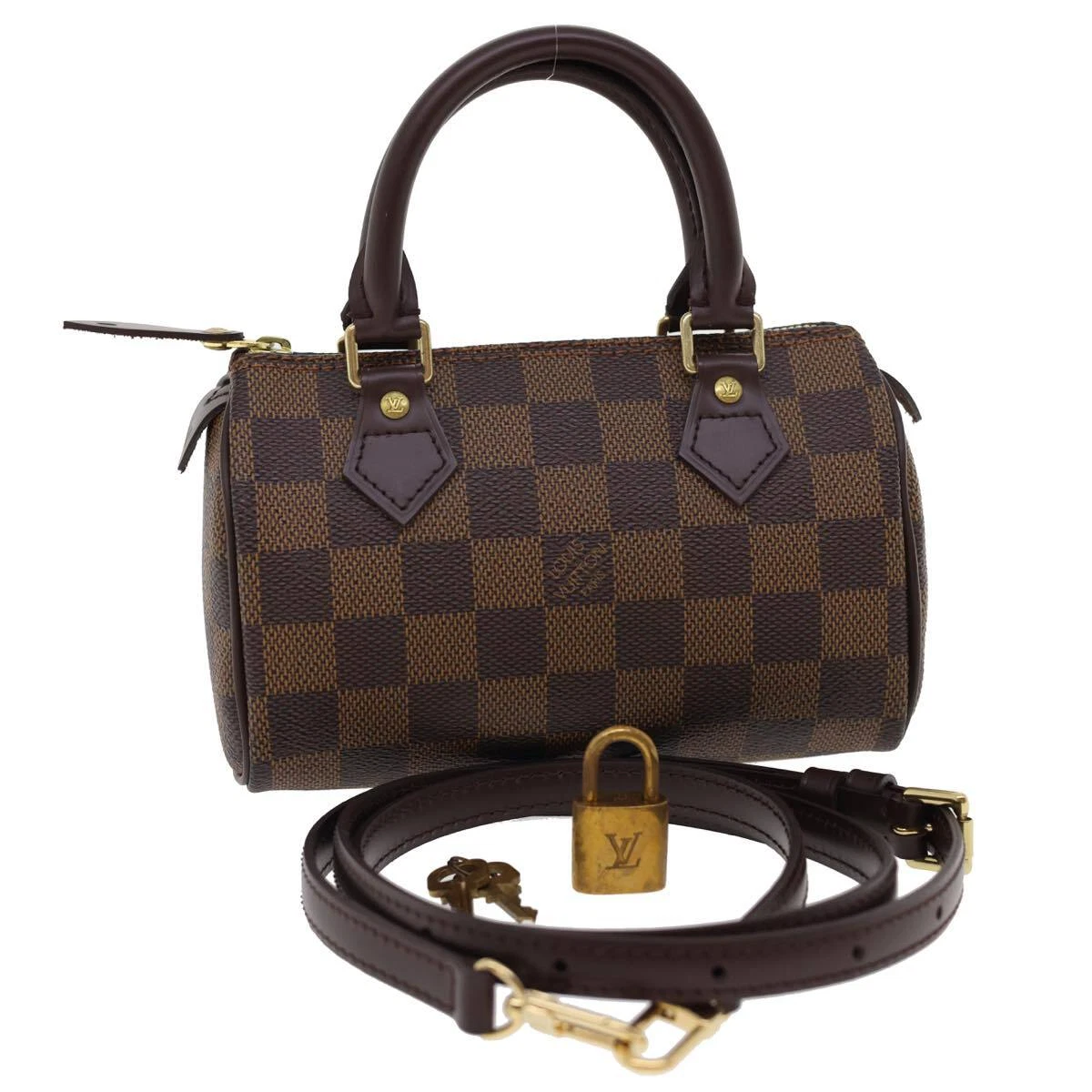 Louis Vuitton Speedy Strap Replacement - Brown Damier Ebene