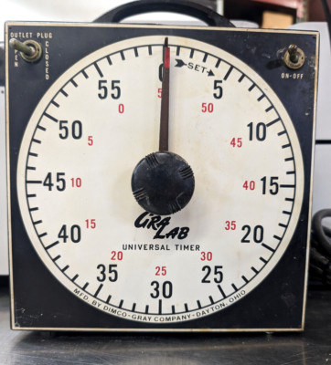 Dimco-Gray Company Model 171, GraLab Universal Timer, Laboratory, Darkroom