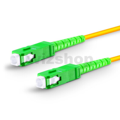 Cavo in fibra ottica blindato | OS2 | LC/APC su SC/APC | nero | ideale