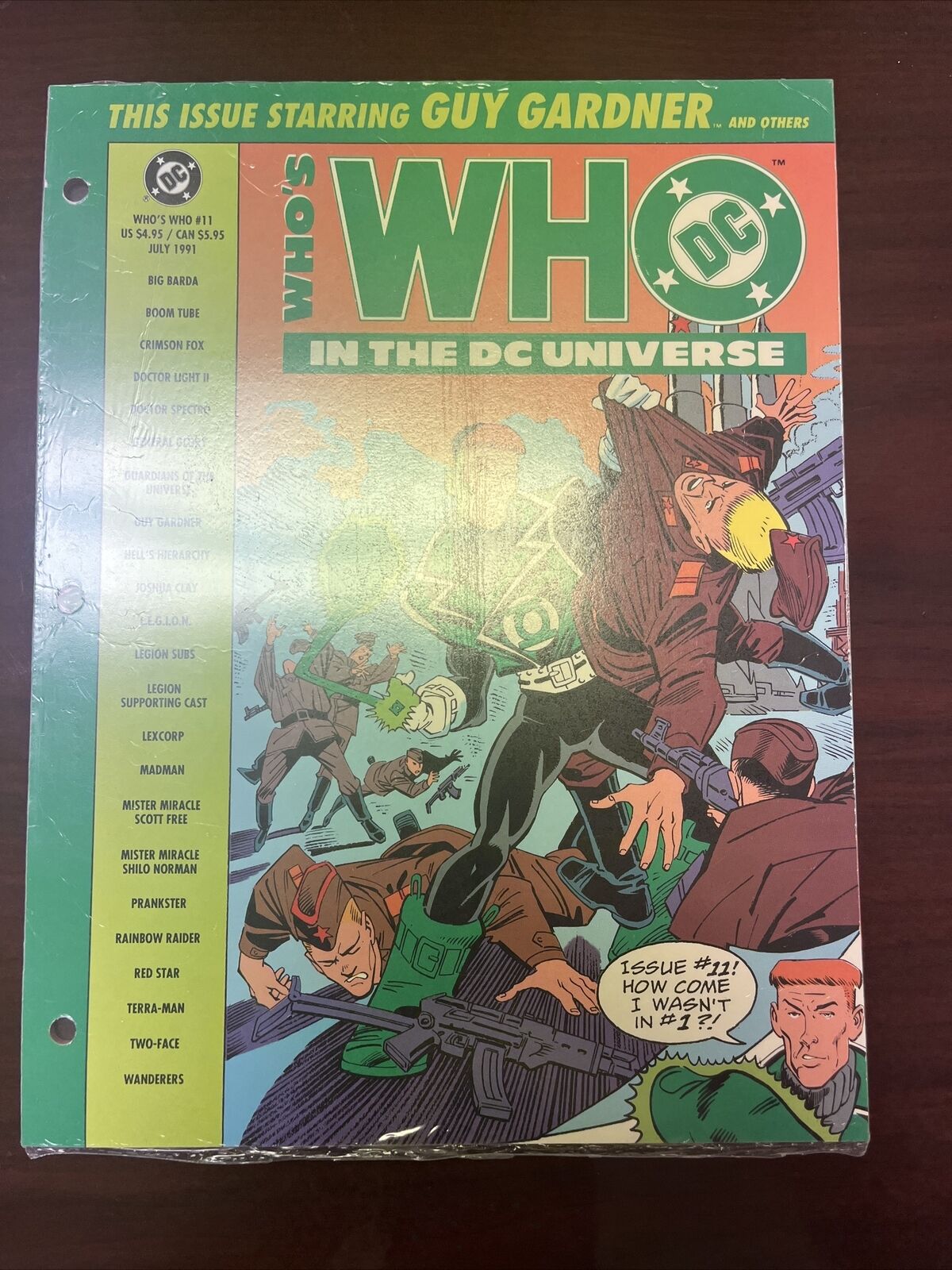 Who’s Who In The DC Universe (Loose-Leaf) #11 July 1991 Factory Sealed Gardner