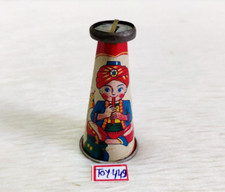 1950s Vintage Snake Charmer Graphics Whistle Tin Toy Old Collectible Toy449