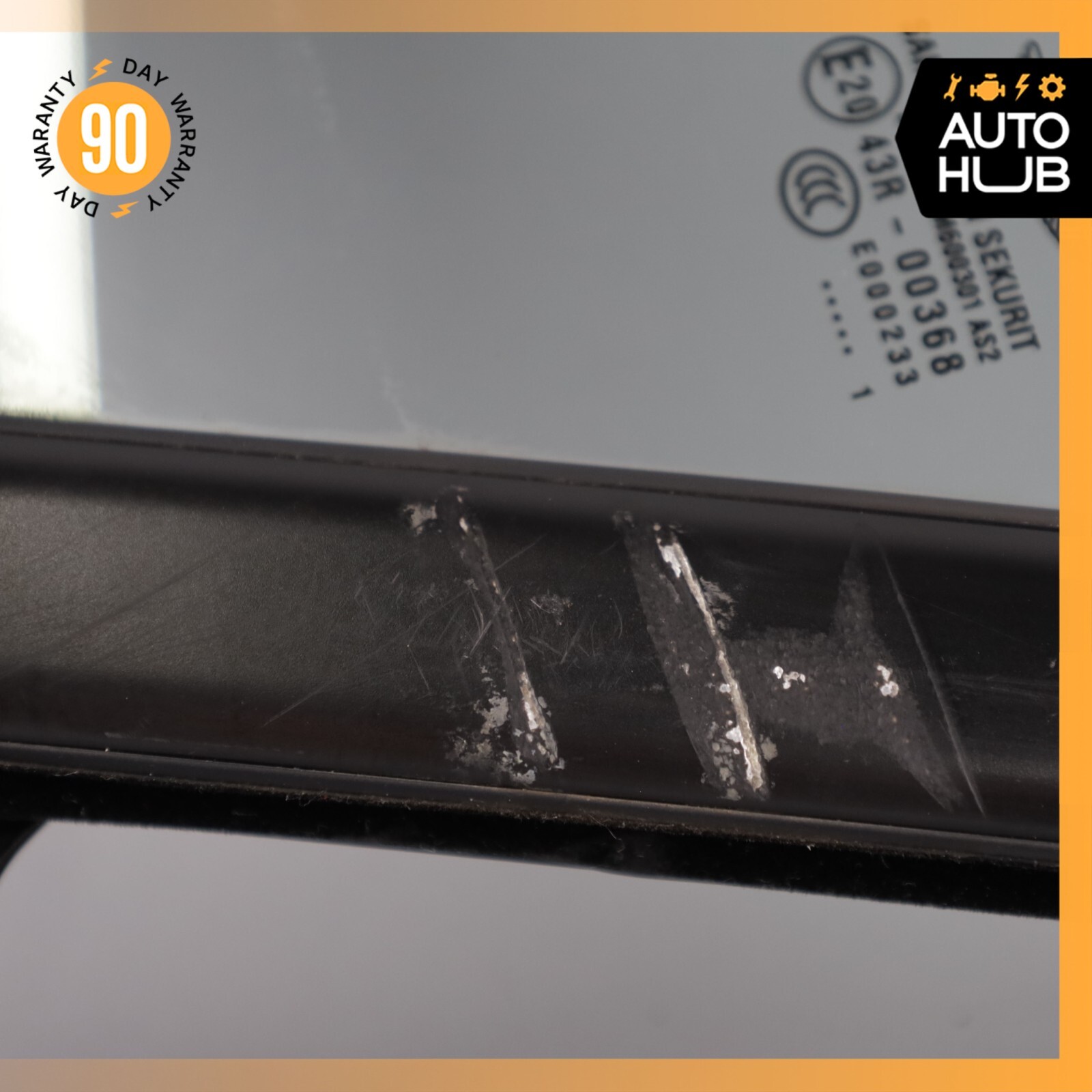 03-17 Bentley Continental GT Front Left Side Door Vent Window Glass OEM 56k