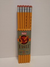 Vintage 1993 BEROL EAGLE Pencils 12 Pack ~ H.B. No. 2 Pencil Dozen ~ Made in USA