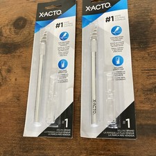 2 X X-ACTO Hobby Knife Includes 11 classic fine point blade and safety cap