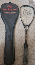 Dunlop Black Max Squash Racket And Cover