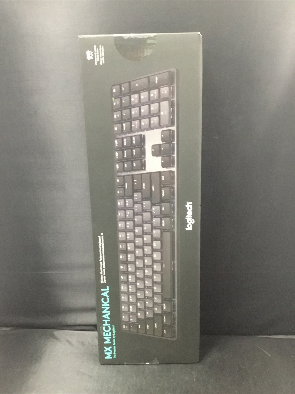 Logitech MX Mechanical Wireless Keyboard with Tactile Quiet Switches in Graphite