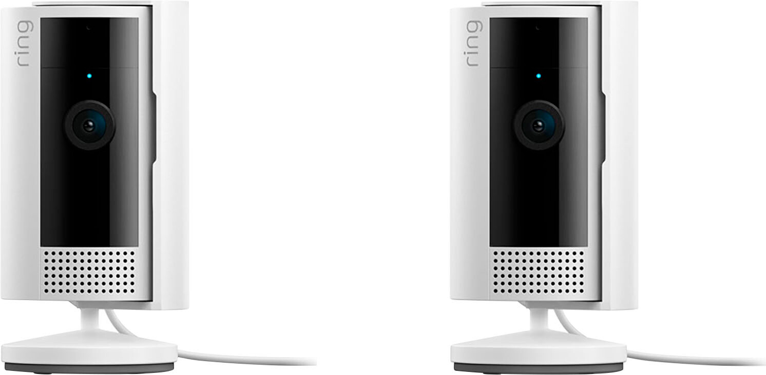 An image depicting Ring - 2-Pack Indoor Plug-In 1080p Security Camera (2nd-Generation) with Priv...