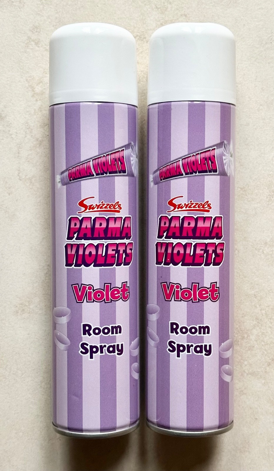 2 PACK SWIZZELS SWEETS ROOM SPRAY AIR FRESHNER PARMA VIOLETS - VIOLET 300ml each
