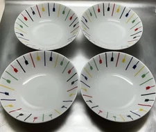 GEORGES BRIARD * CEREAL/SOUP BOWLS * SET of 4 * PALETTE * 
