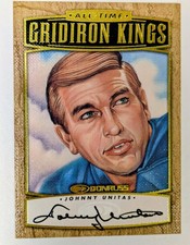 1999 Donruss - All-Time Gridiron Kings Johnny Unitas #AGK2 Autograph /1000