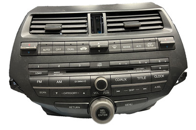 08-12 Honda Accord Dash AM FM Radio Stereo CD Player Receiver DEX 3127XZHS2