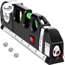 Laser Level Line Tool, Multipurpose Laser Level Kit Standard Cross Line Laser Le