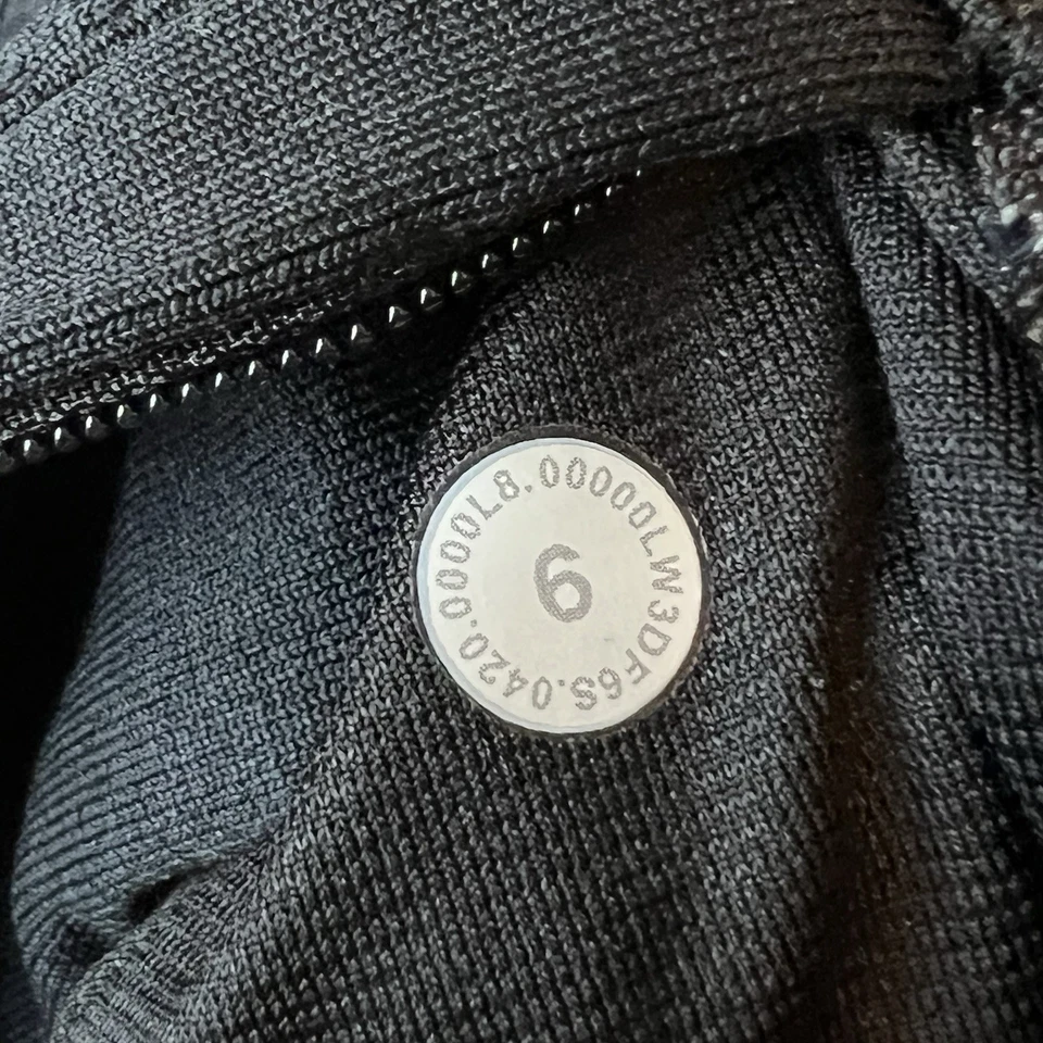 Moletom Lululemon Engineered Warmth meio zíper preto feminino tamanho 6 lã merino - Imagem 4 de 4