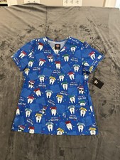 Dickies Scrub Top For Dental Worker Size Medium Ladies