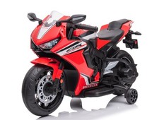 Moto elettrica per bambini Honda CBR 1000 12V con accelleratore a pedale con Luc