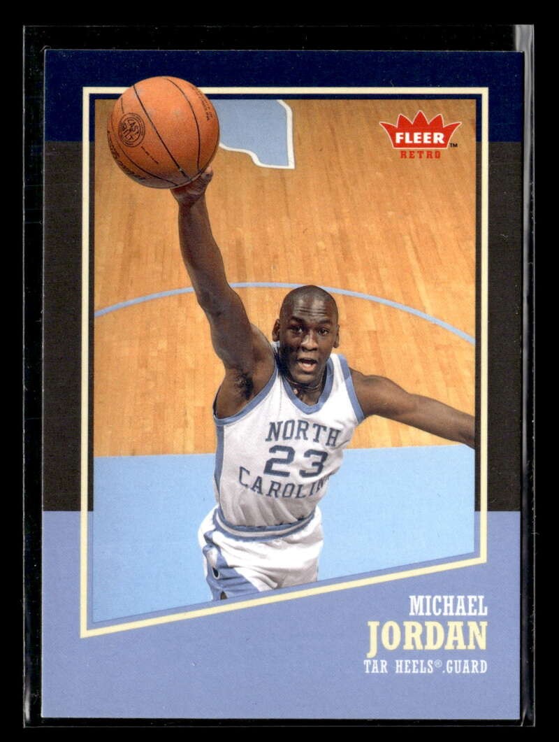 2013-14 Fleer Retro Michael Jordan #40 North Carolina Tar Heels UX2659