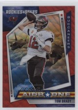2021 Panini Rookies & Stars Airborne Red Wave Tom Brady #AB-1 0a6