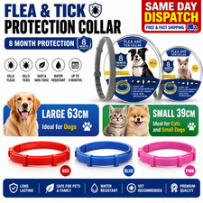 New Adjustable Anti Flea And Tick Collar 8 Months Protection For Pet Dogs Cats