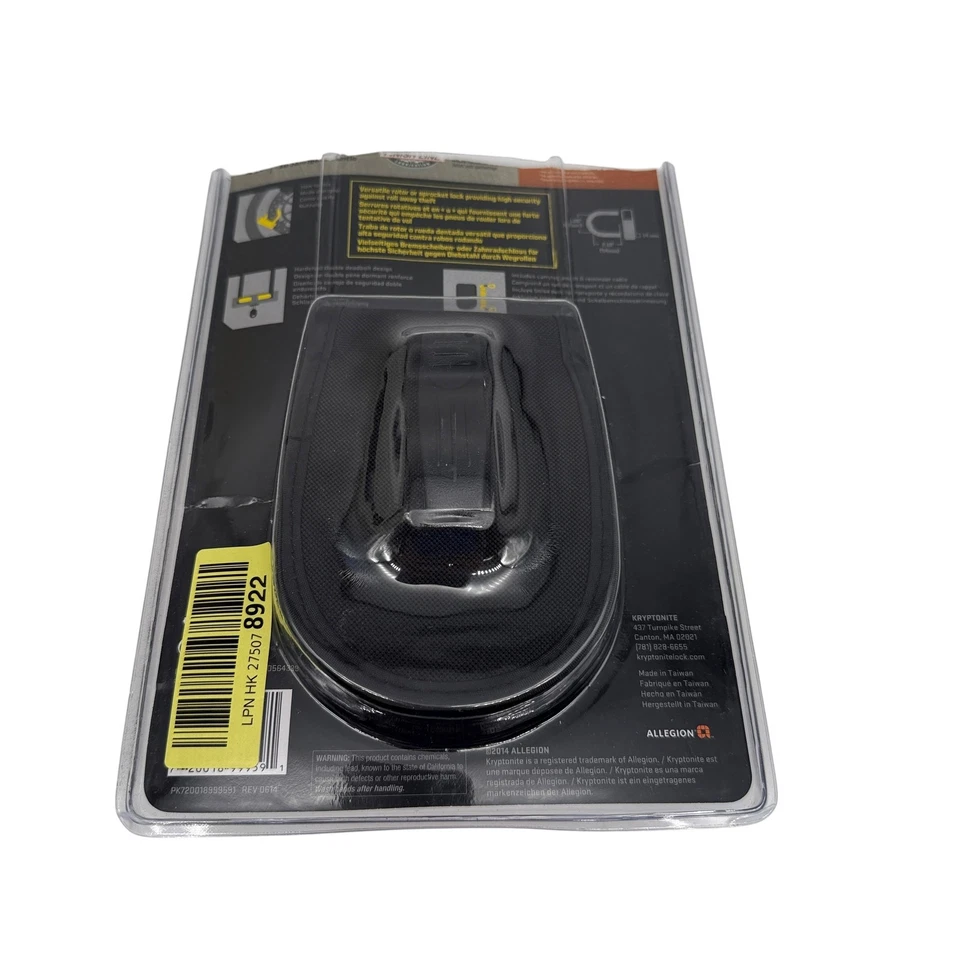 Kryptonite 3500363 Motorradschloss, Orange, 14 Millimeter - Bild 2 von 2