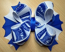 College Duke 2  Hair Bow