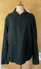 ♣ NUOVO ZARA Blouson giacca lino verde scuro taglia XL nuovo 