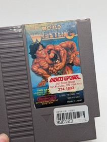 Tecmo World Wrestling Nintendo NES Game Cart Only Authentic